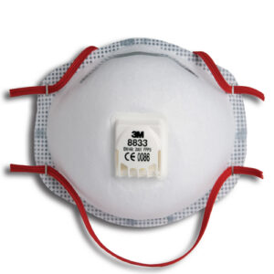 3M 8833 FFP3 Ventilli Toz ve Sis Maskesi